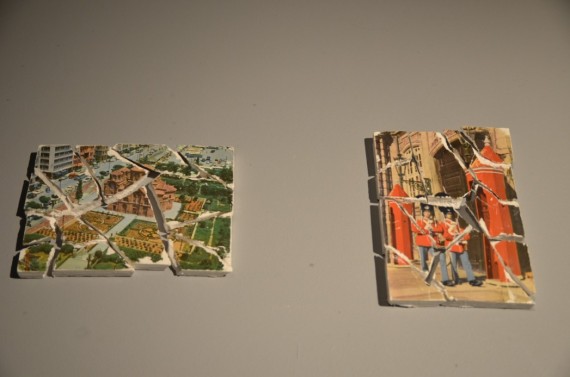 Katrìn Sigurdardòttir: 12 pieces, 2011. Plaster, paper, acrylic medium/ Papir, gips, akryl. 