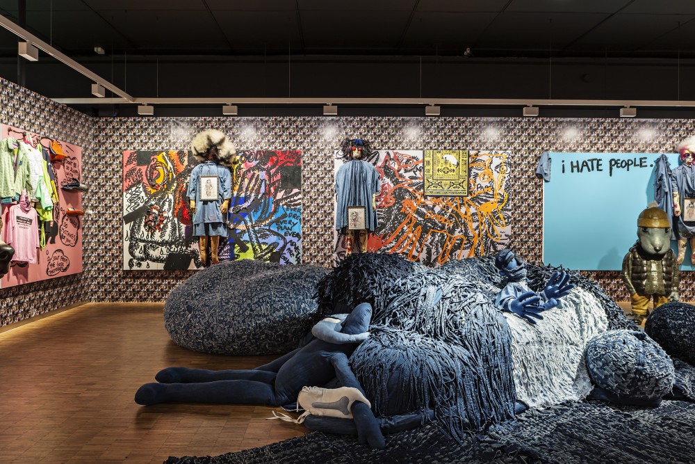 Melgaard + Munch, installasjonsbilde, 2015. Courtesy: Munch Museet